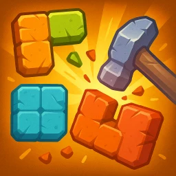 أيقونة Rock Block Saga